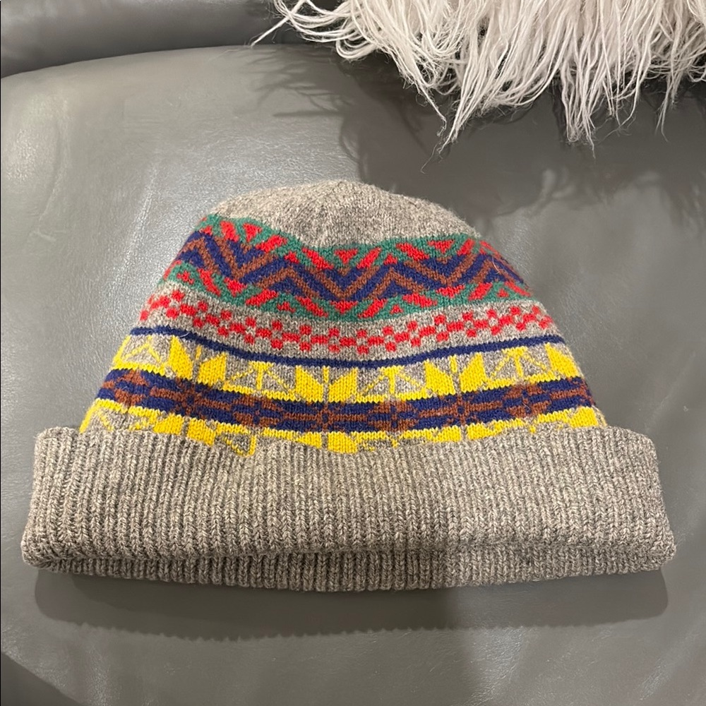 J.Crew Multicolor Wool Knit Beanie